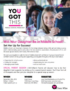 Organize for Middle School Success