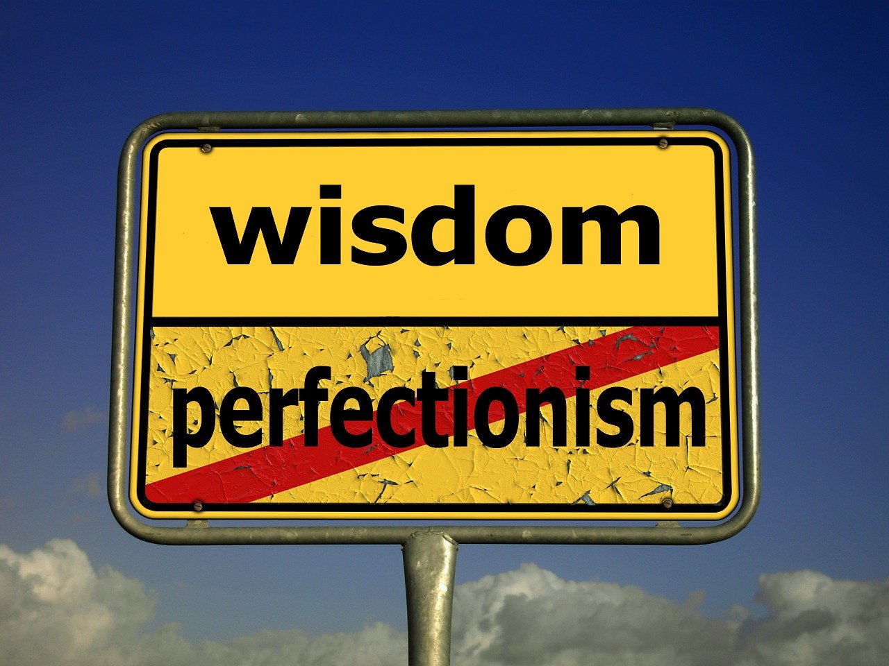 Overcome perfection paralysis